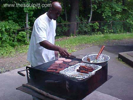 Alpha Brother gettin' his grill on 3