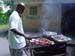 Alpha Brother gettin' his grill on!